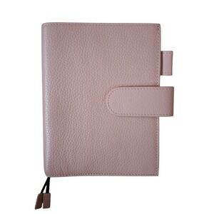 MOTERM Original Planner Cover A6+ Pink Pebble Leather Planner Cover Organizer